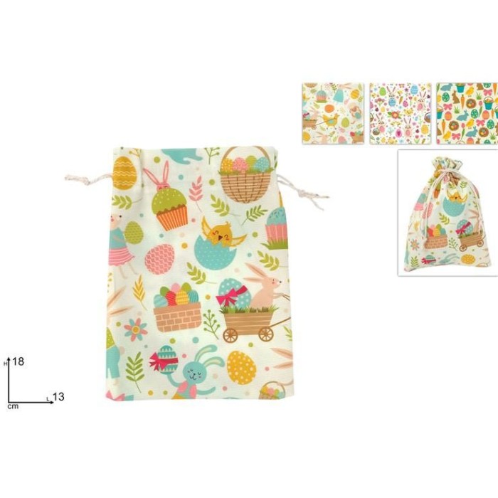 SACCHETTO 13x18 DECORO PASQUALE ASS.